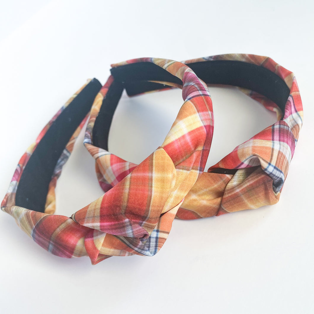 Fall Plaid Headband